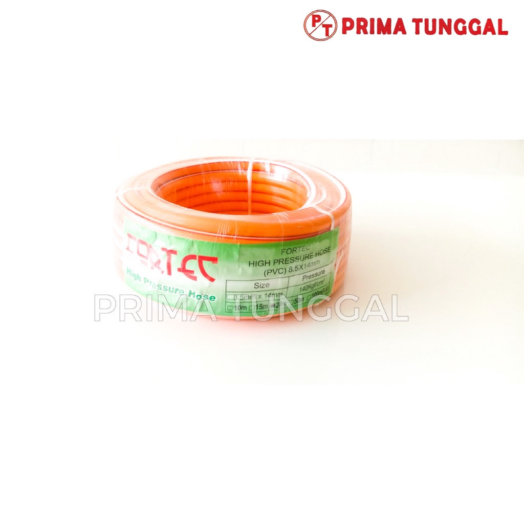 Selang Kompresor Angin 20 Meter Fortec Oren Hose Compressor