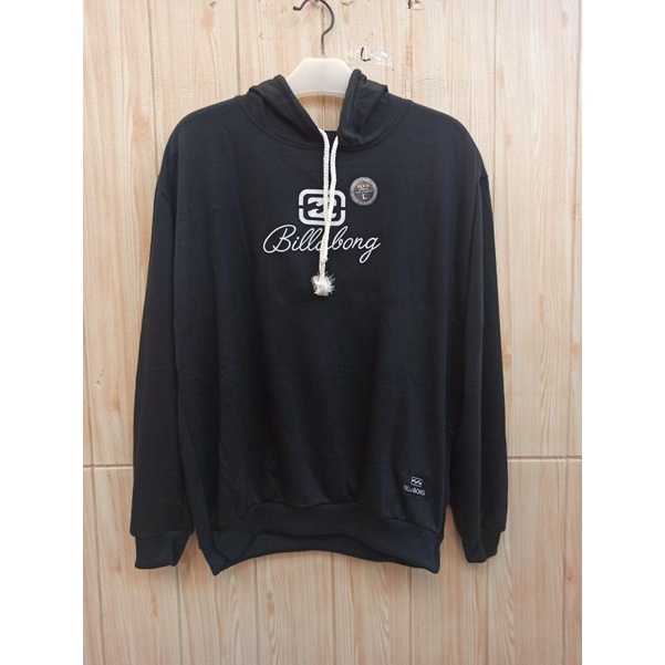 Sweater hoodie distro unisex warna hitam