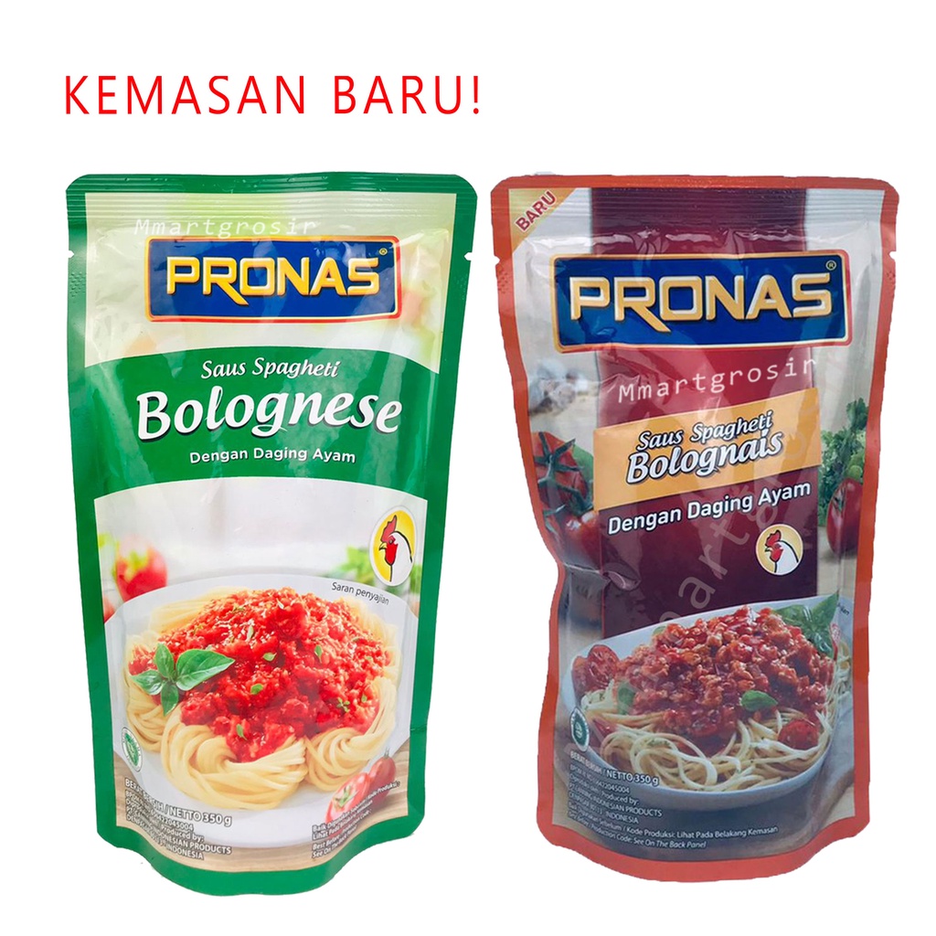 Pronas / saus sepageti bolognais / Daging ayam / daging sapi / 350g