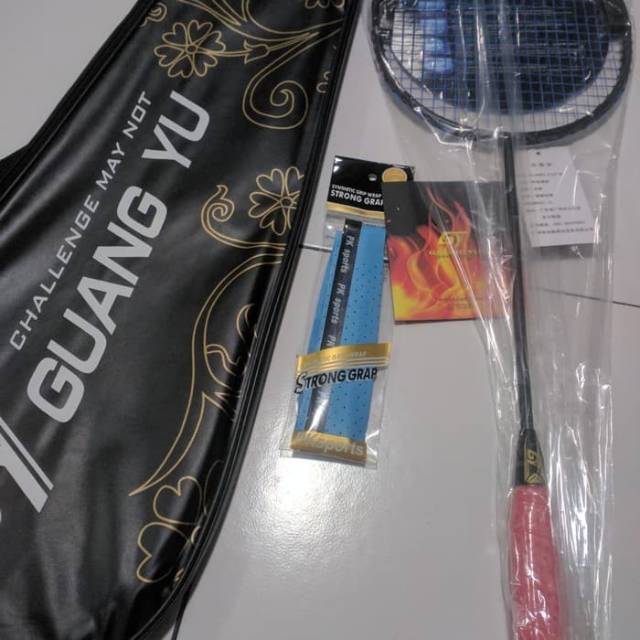 Raket Badminton Guang Yu Full Carbon Fiber 6U Guangyu