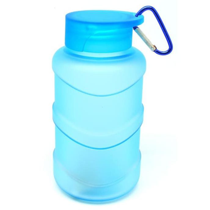 Botol Minum Bentuk Mini Galon Kecil BPA FREE Water MemoBottle 450ML - Biru Muda