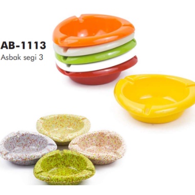 ASBAK ROKOK MELAMIN SEGITIGA