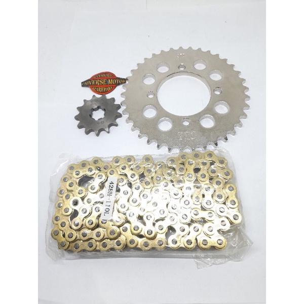 GEAR TDR JUPITER RXKING JUPITER MX UKURAN 13 37 428 GIR SET TDR