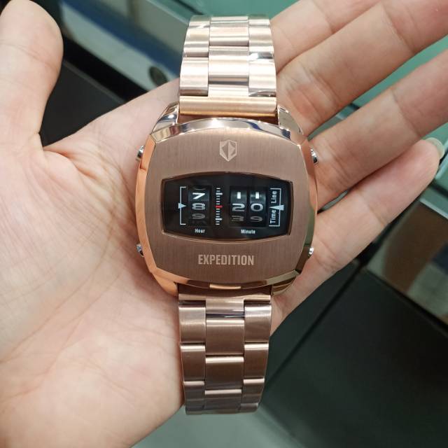 Jam tangan expedition 6790 / e 6790 / e6790 / e6790m rose gold