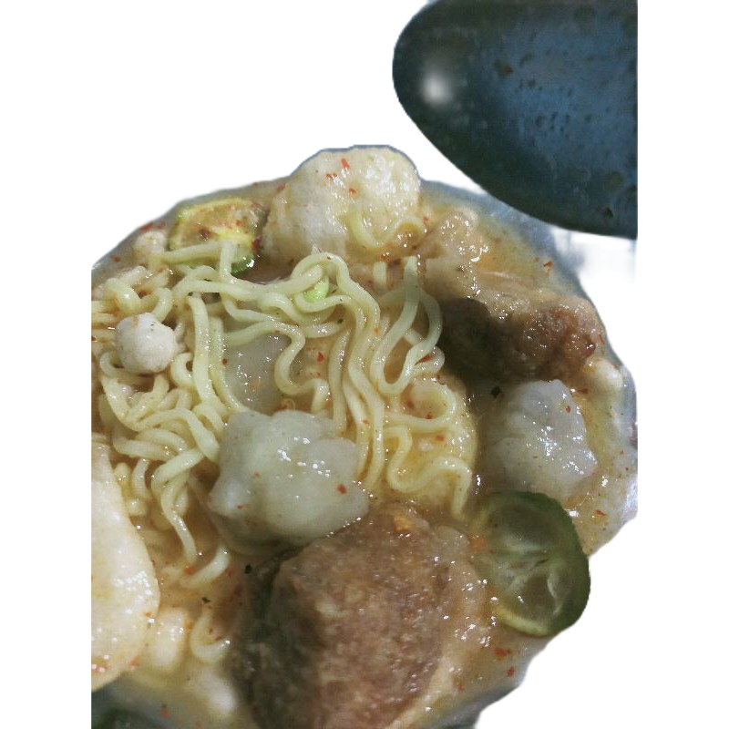 BAKSO ACI TULANG RANGU+MIE KERITING