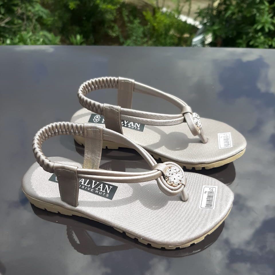 SDP06 Sandal Anak Perempuan Umur 3 4 5 6 tahun - Sepatu pesta anak Motif Bunga [Bisa COD]