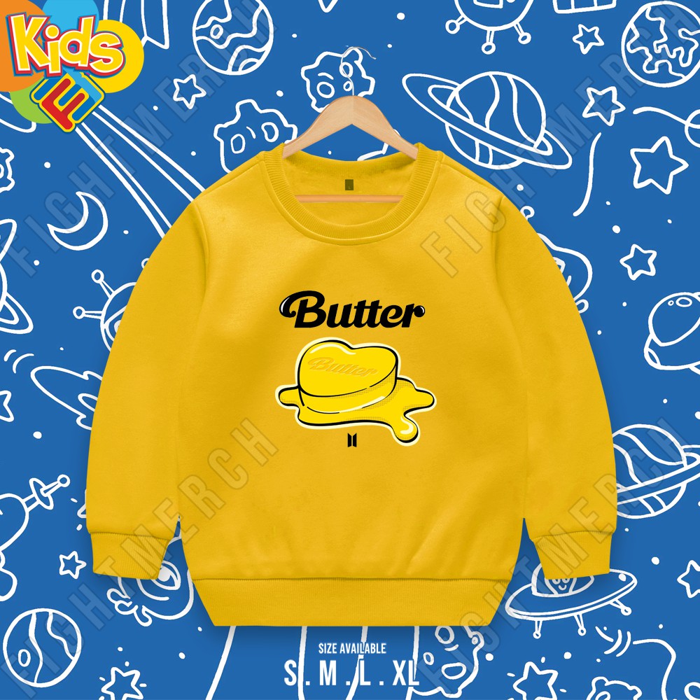 Jaket Sweater Anak BTS Butter - Fightmerch