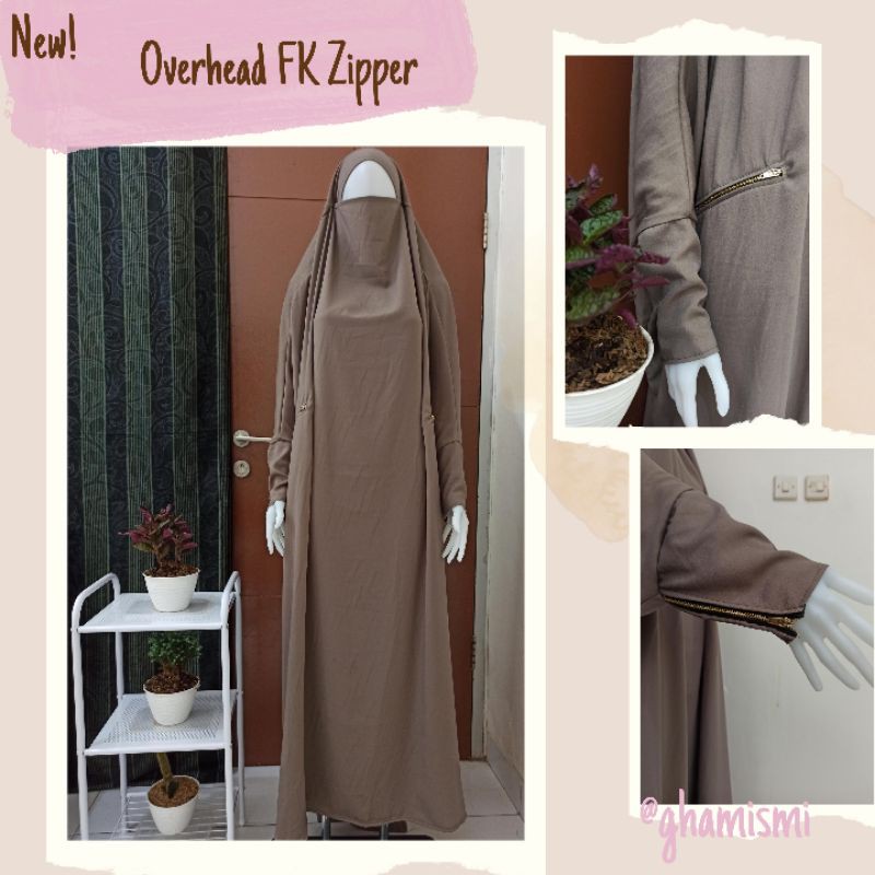 OVERHEAD FRENCH KHIMAR (FK) ZIPPER dan POLOS