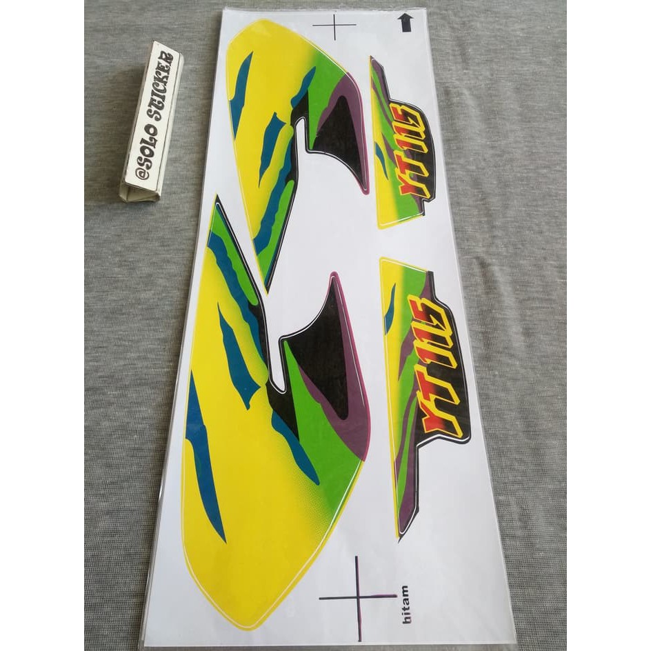 Striping Sticker Variasi Motor Yamaha YT 115 Grafis -2 f1306