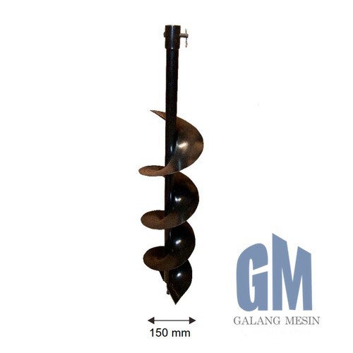 MATA BOR TANAH 15 CM 150 MM SUMUR BIOPORI EARTH AUGER DRILL MATSUMOTO