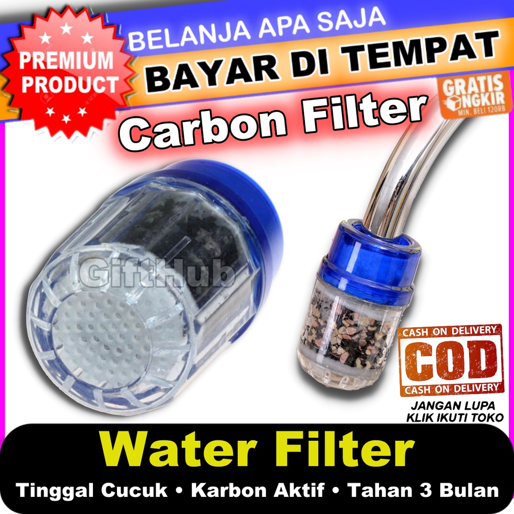 Jual Cabon Filter Saringan Air Filter Air Kran Karbon Aktif Keran Water ...