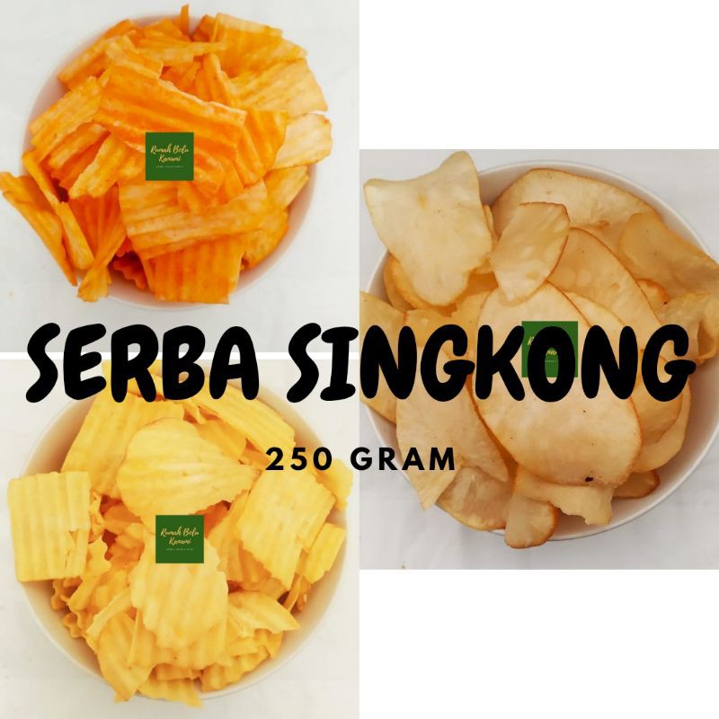 

TERMURAH MAKANAN RINGAN KILOAN SERBA SINGKONG 250gr