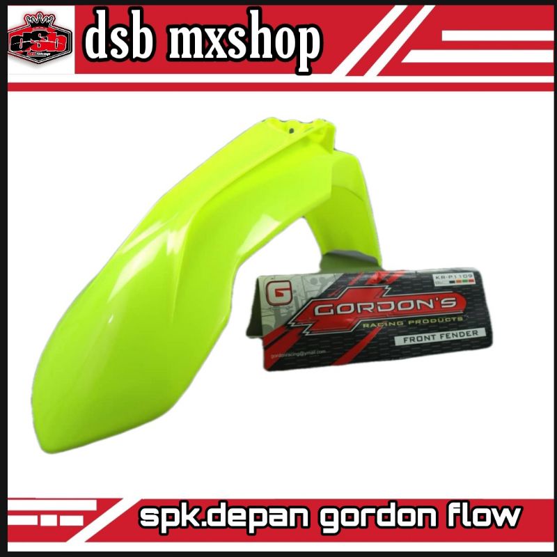 SPAKBOR DEPAN KLX GORDON WARNA HIJAU FLOW