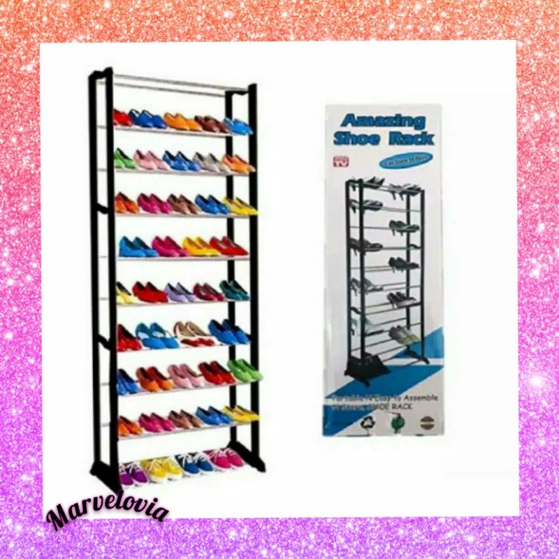 (1200 gr) Amazing Shoe Rack / Rak Susun Sepatu Sandal