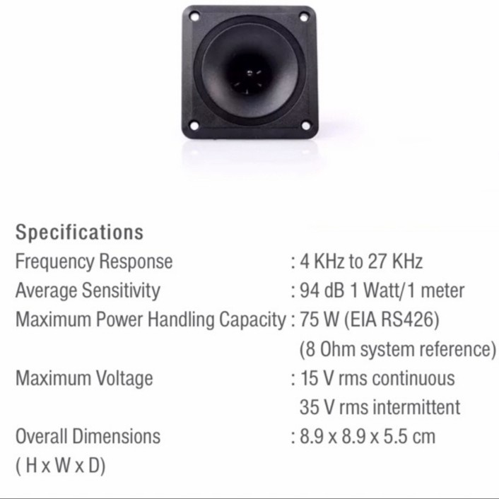 AUDAX AX-61 Tweeter Walet AX61 Twiter Original