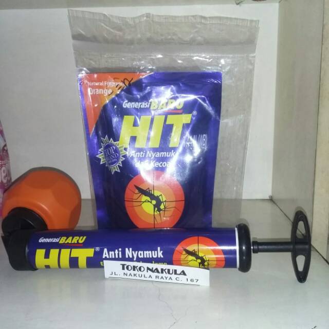 Paket Semprotan Nyamuk HIT Dan Hit Cair Isi Ulang Pouch 360ml
