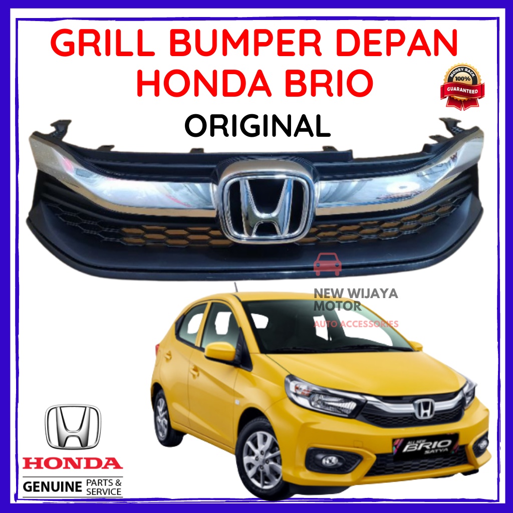 GRILL BUMPER DEPAN HONDA BRIO SATYA ORIGINAL 2018 - 2020