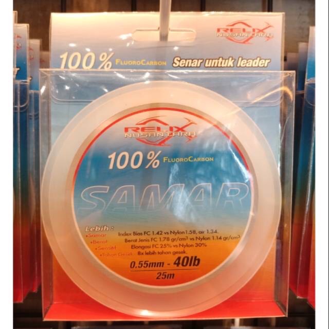 Senar Leader Samar 40 lb 100% FluroCarbon