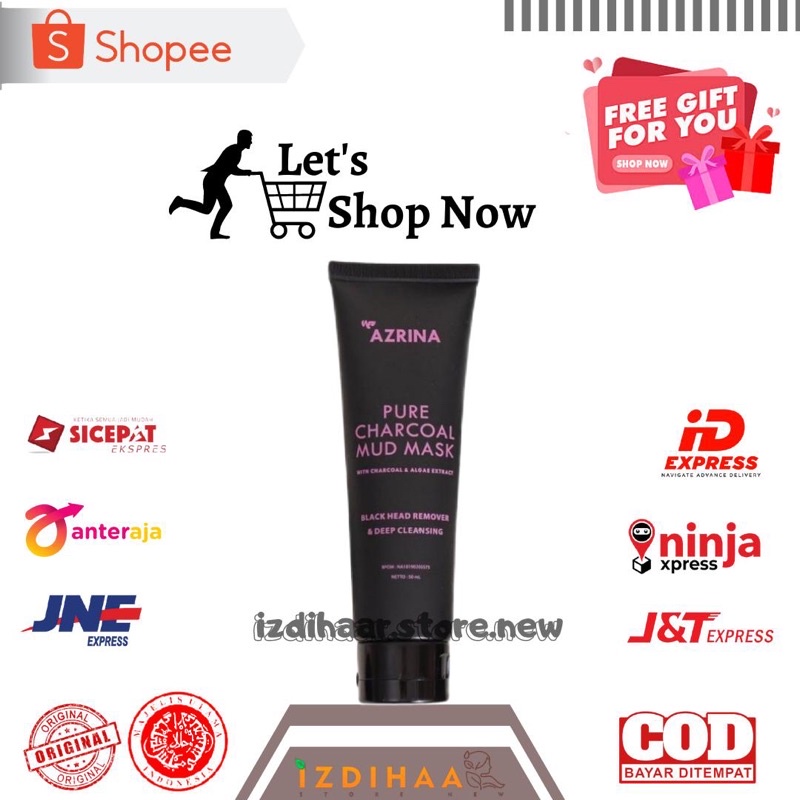 AZRINA PURE CHARCOAL MUD MASK
