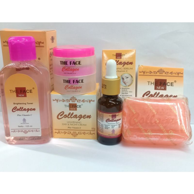 Paket Cream The Face Collagen 5in1 Paket Murah