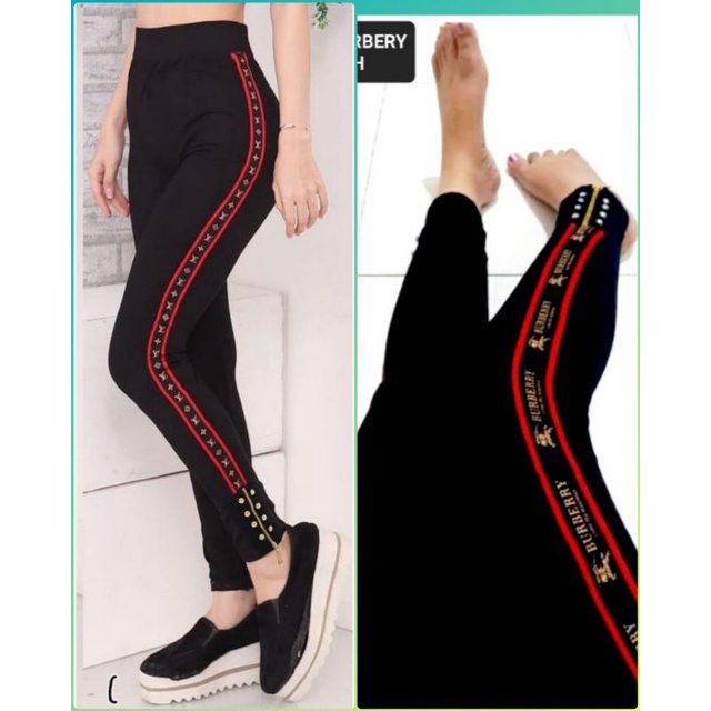 NEW LEGGING IMPORT MURAH ZIPPER MERAH / LEGGING MURAH