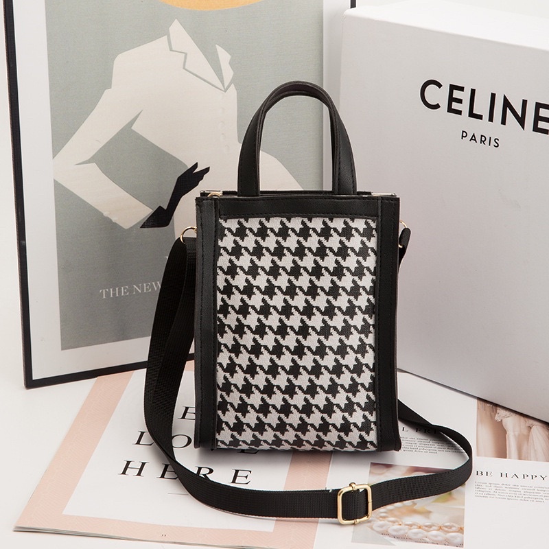 Women's Sling Bag Tas Selempang Houndstooth