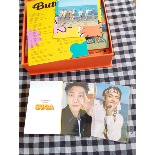 album cd butter bts pc taehyung peaches ver pob namjoon