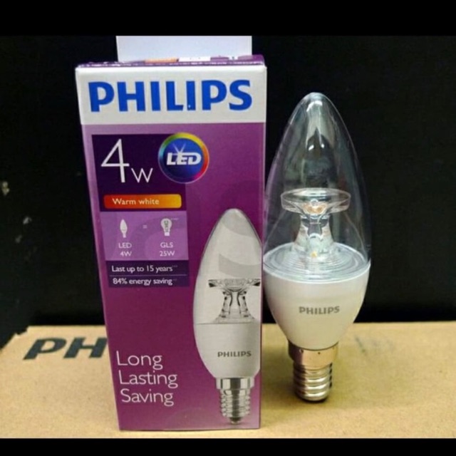 Lampu Led Candle Philips 4 Watt WarmWhite Fiting E14