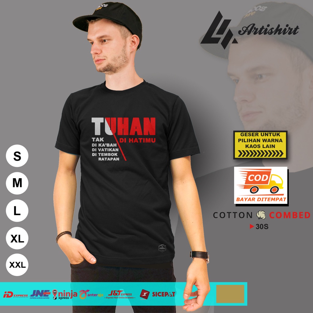 Kaos Tuhan Di Hatimu Kaos Habib Husen Jafar Kaos Pemuda Tersesat Kaos Baju Distro Artishirt