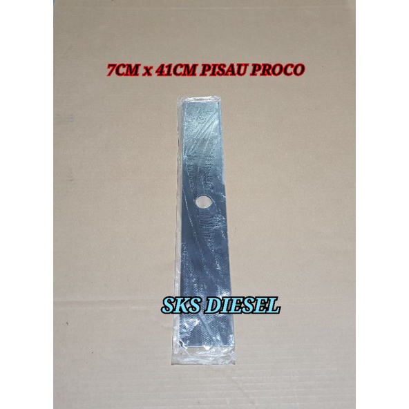 Cutter Blade Pisau Mesin Potong Rumput 7cm x 41cm x 1.2mm Proco