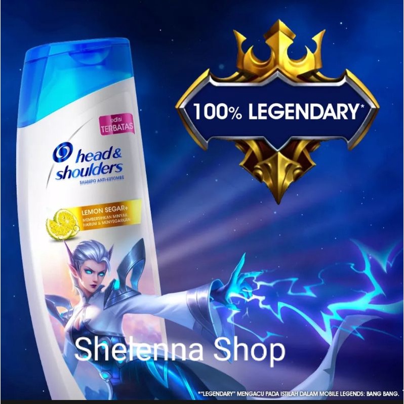 Head and shoulders Mobile Legend Limited Edition kemasan 160 ml Shampo Head &amp; Shoulder