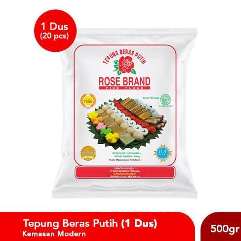 

[COD] Paket Hemat Tepung Beras Rose Brand 500 Gram (1 Dus) [COD]