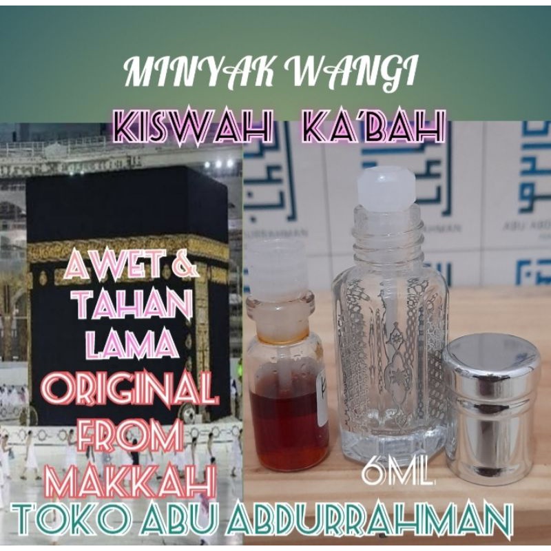 6ml Kiswat Al Ka'bah Parfum Oil Kiswah Minyak Wangi Arab Saudi