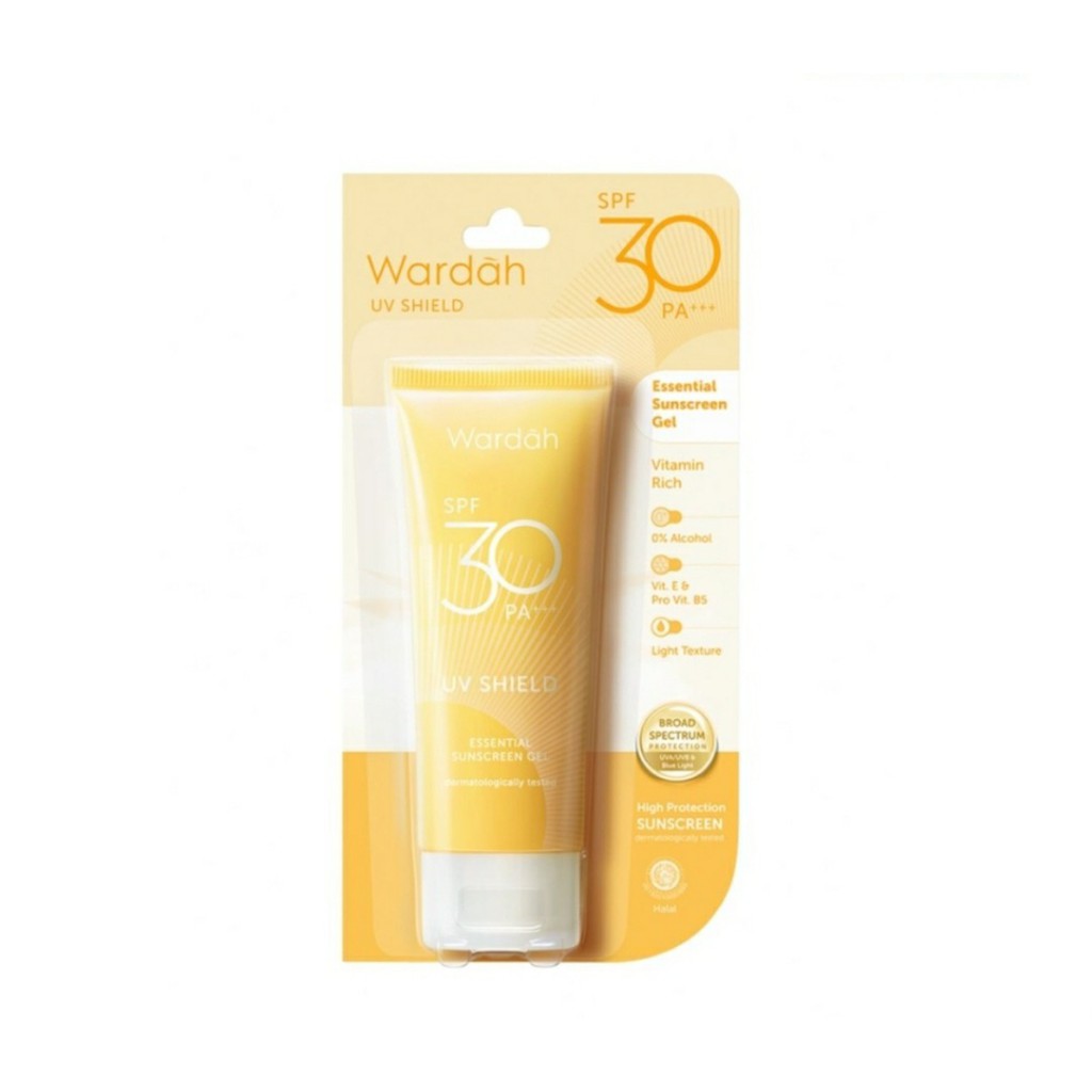 WARDAH UV Shield Essential Sunscreen Gel SPF 35 PA+++ 30 ml (KUNING)