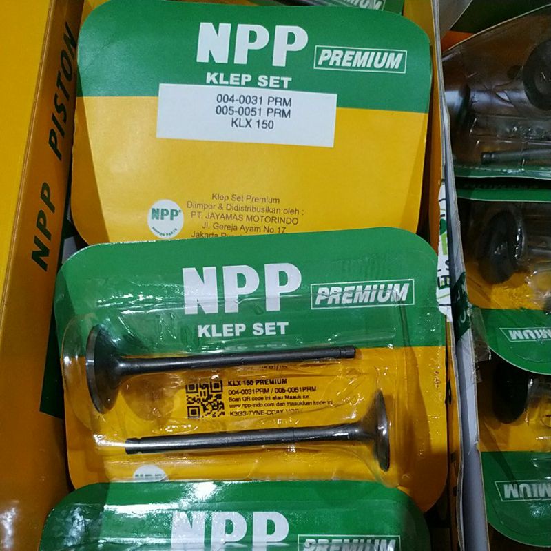 payung klep / klep set KLX 150, D-Tracker NPP