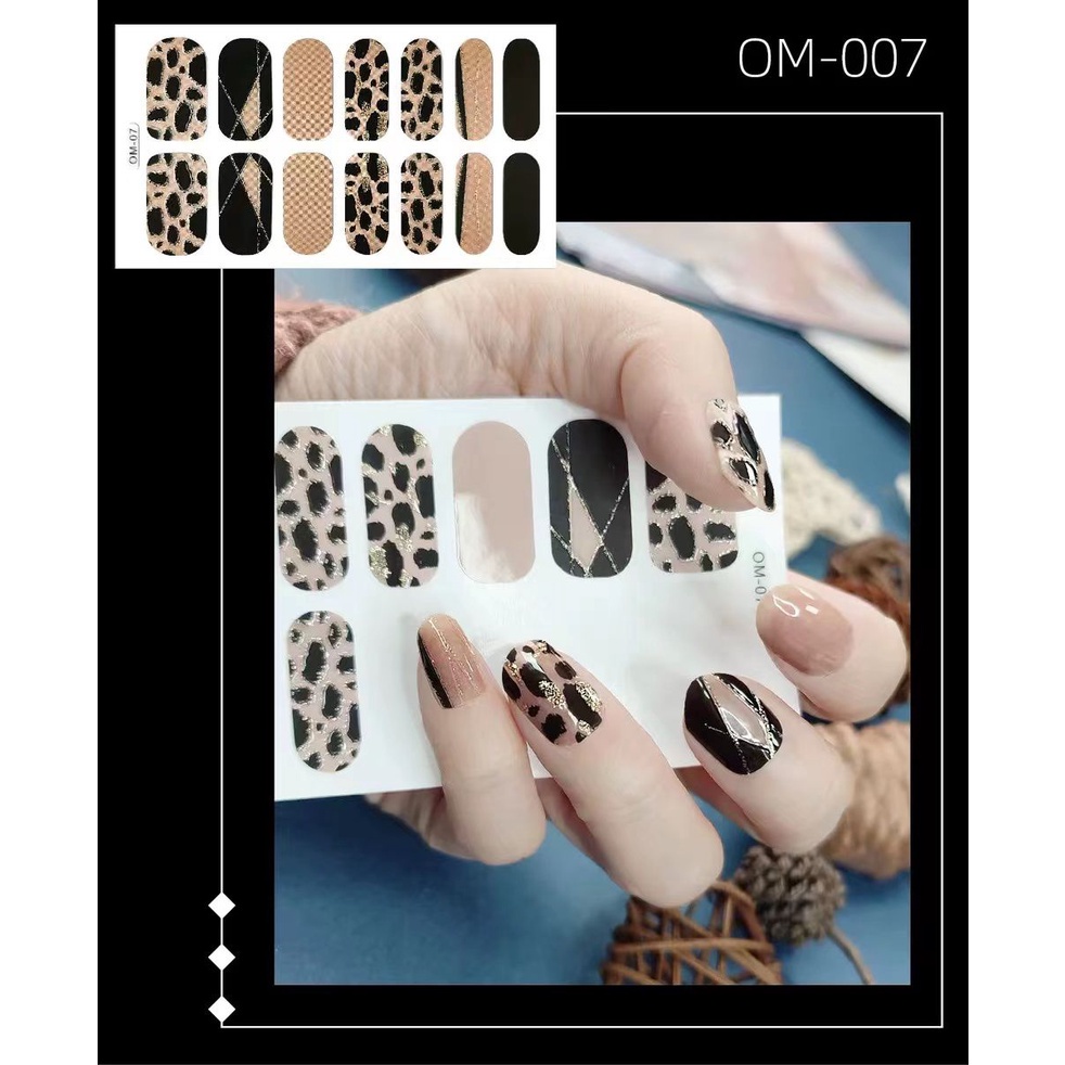 NAIL ART STICKER STIKER KUKU NAIL ART 3D STICKER FULL COVER ANTI AIR / KUKU / NAIL ART