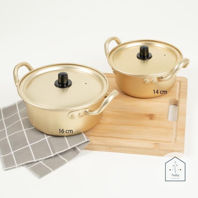 [GENO] PANCI KOREA 16 CM RAMYUN RAMEN RAMYEON MIE IMPORT GOLD EMAS