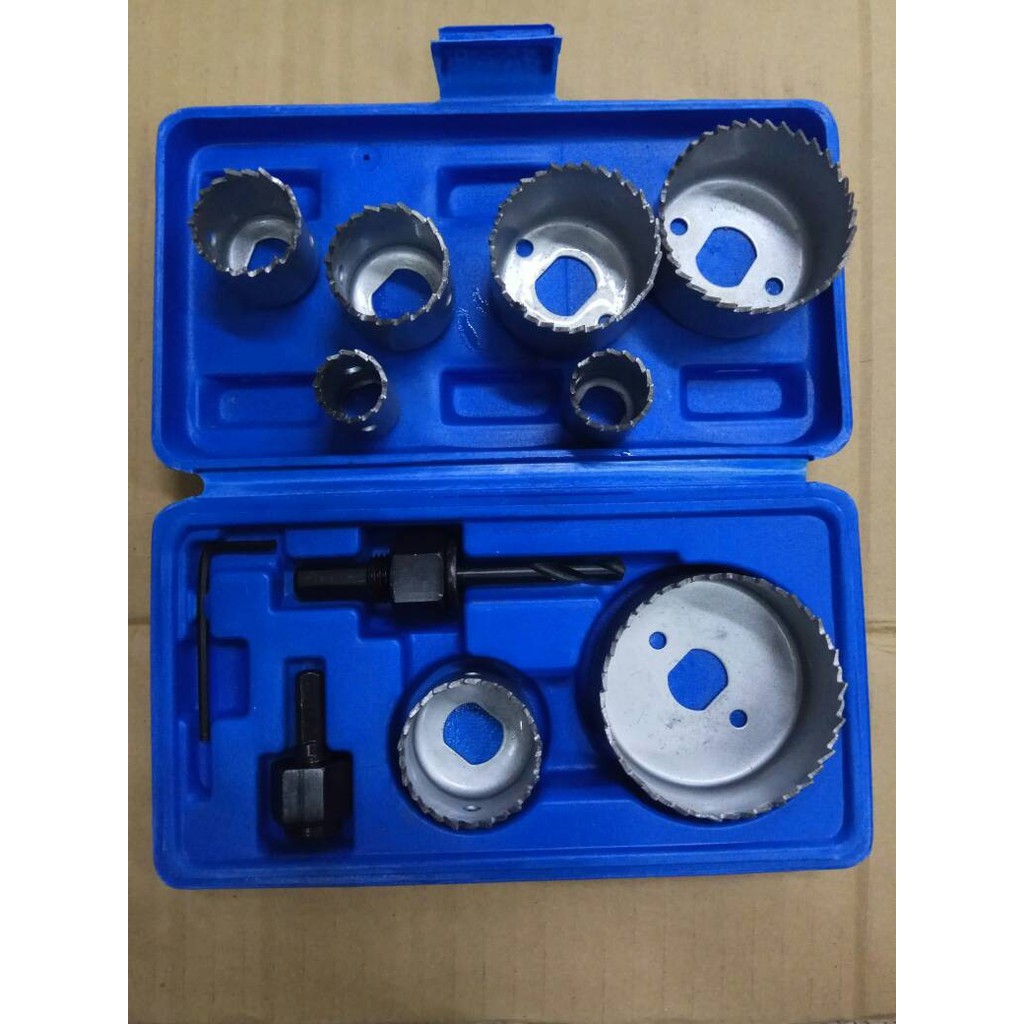 Mata Bor Pelubang Pipa Set 11 Pcs - Hole Saw Set