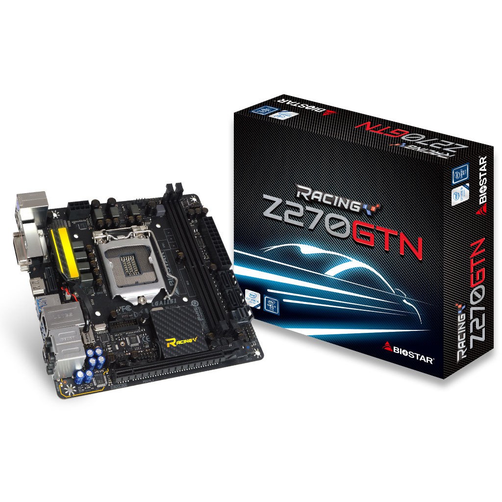 BIOSTAR Motherboard RACING Z270GTN Intel Z270 LGA1151 DDR4 MINI-ATX