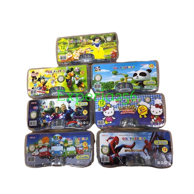 

Crayon Plastik Mini Karakter 12warna