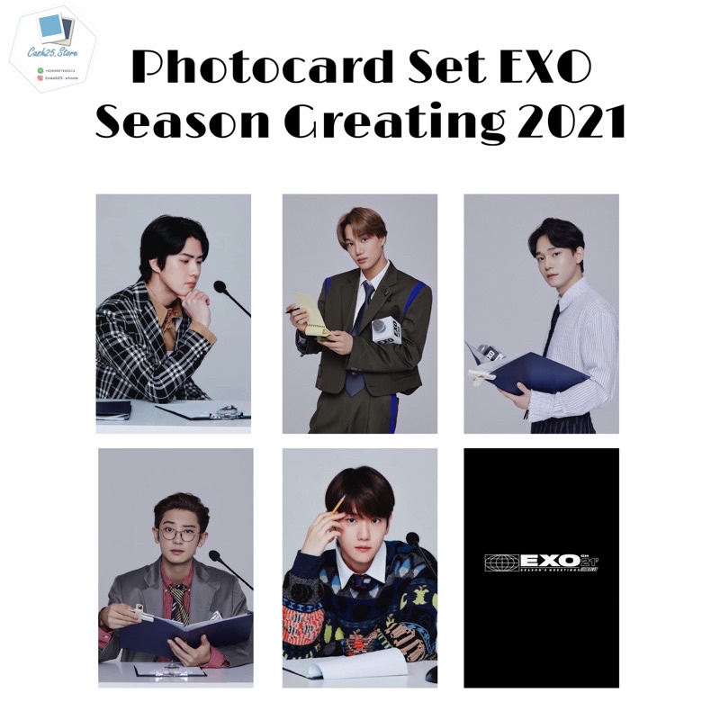 PHOTOCARD EXO SEASON GREATING 2021 MURAH