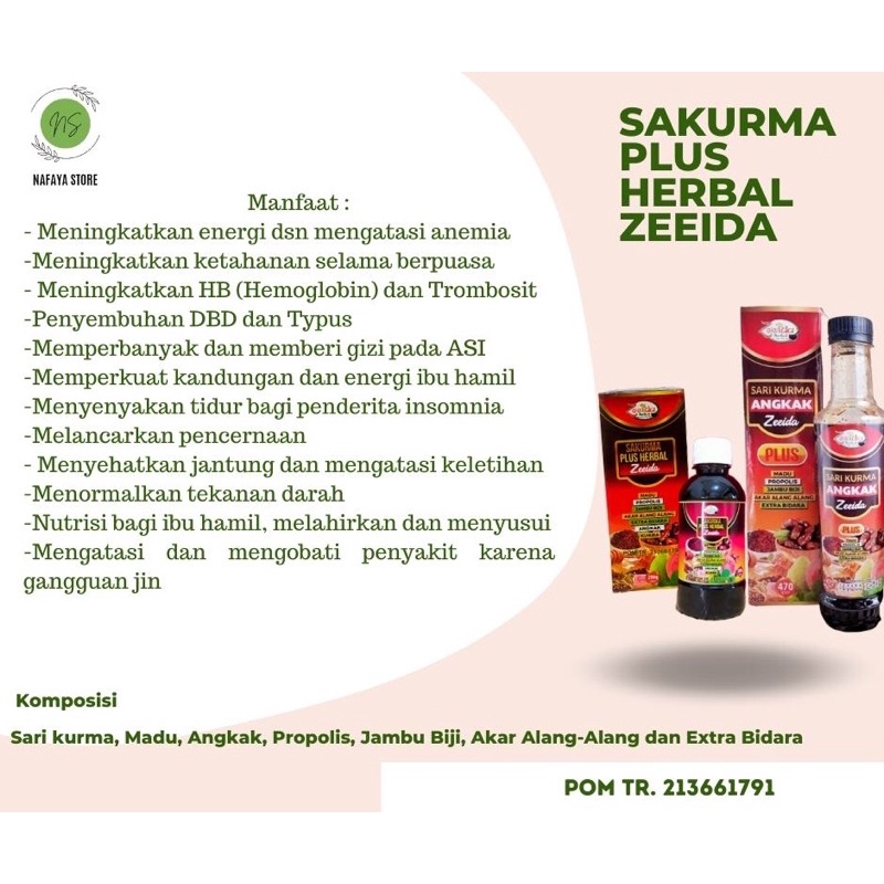 

SAKURMA PLUS HERBAL ZEEIDA