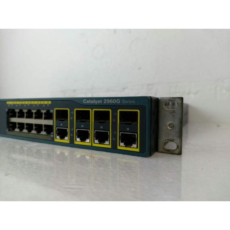 Cisco Ws C2960g 24tc L V03 Catalyst 2960g Seri Gigabit Switch Plus Rack Mount Ears Shopee Indonesia