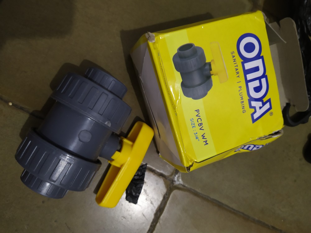 Stop Kran Water Mur Onda Pvcbc Wm 3/4 Inch Pvc Ball Valve Watermoor