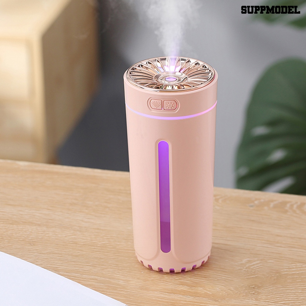 Suppmodel Air Humidifier / Diffuser Aroma Terapi USB Portable Dengan Lampu Warna-Warni Untuk Mobil