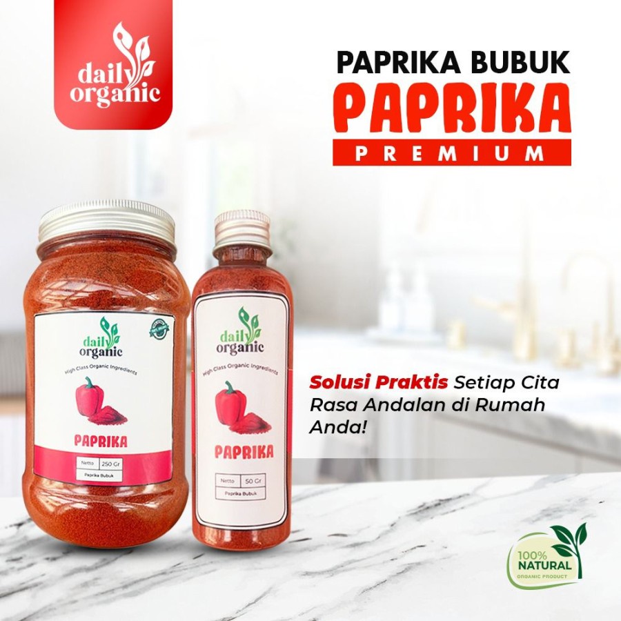 

Paprika Bubuk Ground Paprika Rempah Bubuk Organik Daily Organic