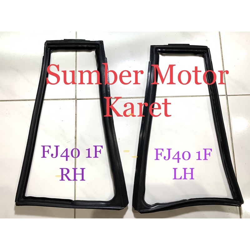 Karet Kaca Angin Segitiga Toyota Hardtop FJ40 1F Set R/L