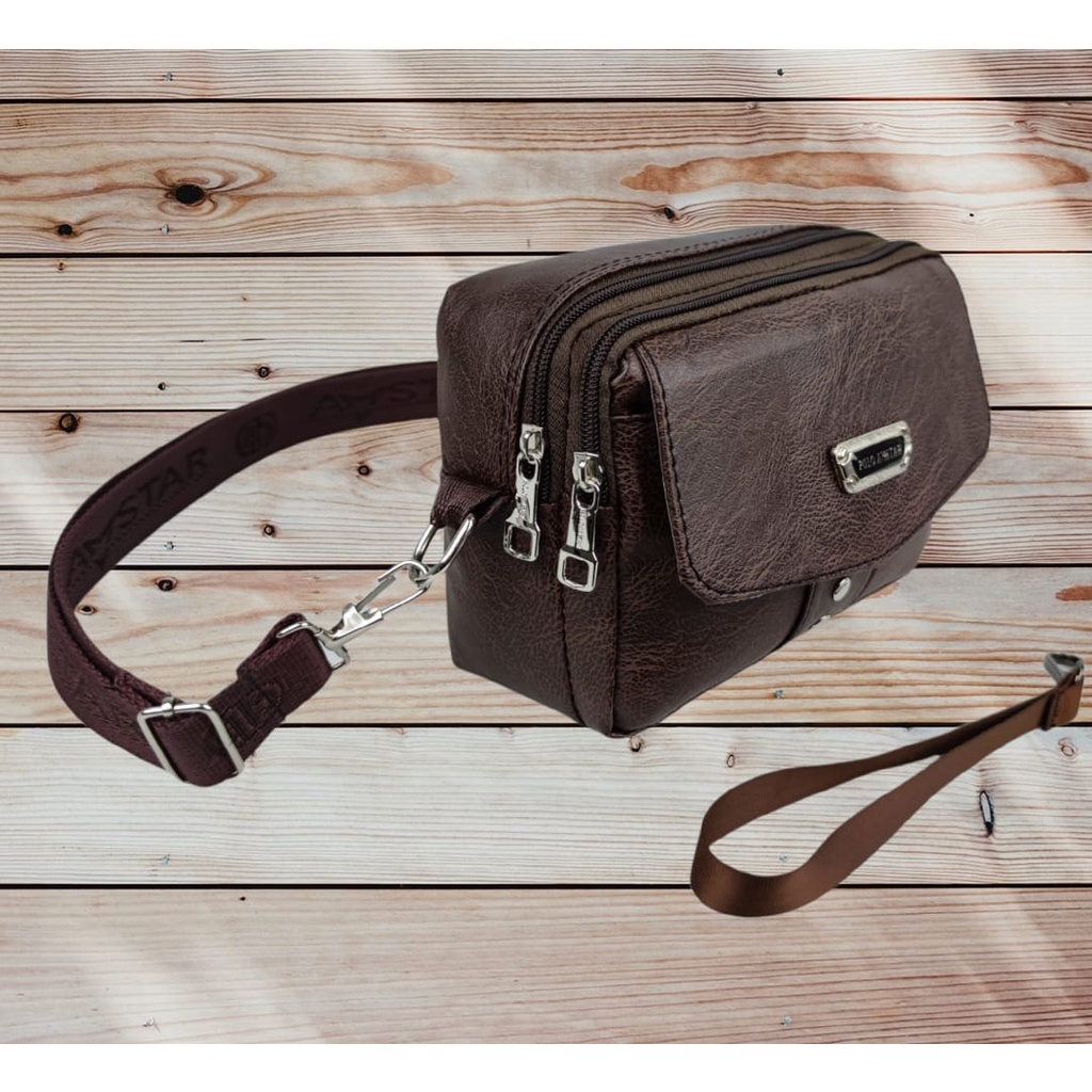 Clutch Bag Hand Bag Tas Tangan Tas Selempang Pria dan Wanita Anti Air POLO AMSTAR