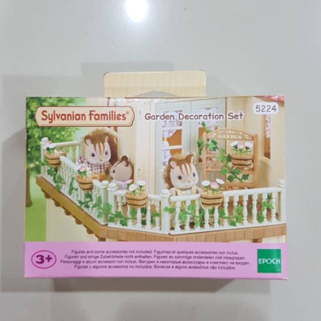 Sylvanian families garden decoration set