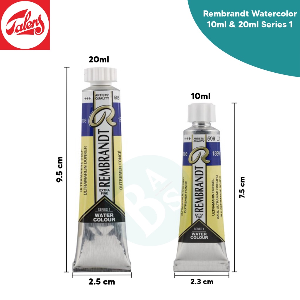 

Rembrandt Watercolor 10ml & 20ml Series 1 (2/2)